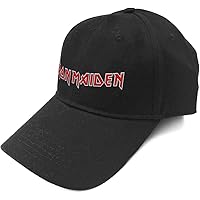 Iron Maiden - Stacked Keyline Yellow Logo Adjustable Baseball Hat